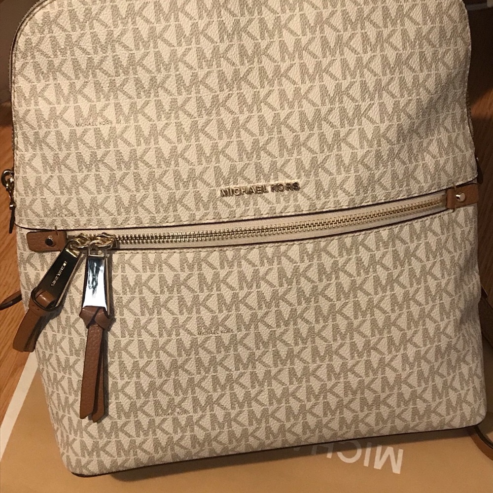 -Sold-Michael Kors Rhea Slim MD backpack -Sold-
